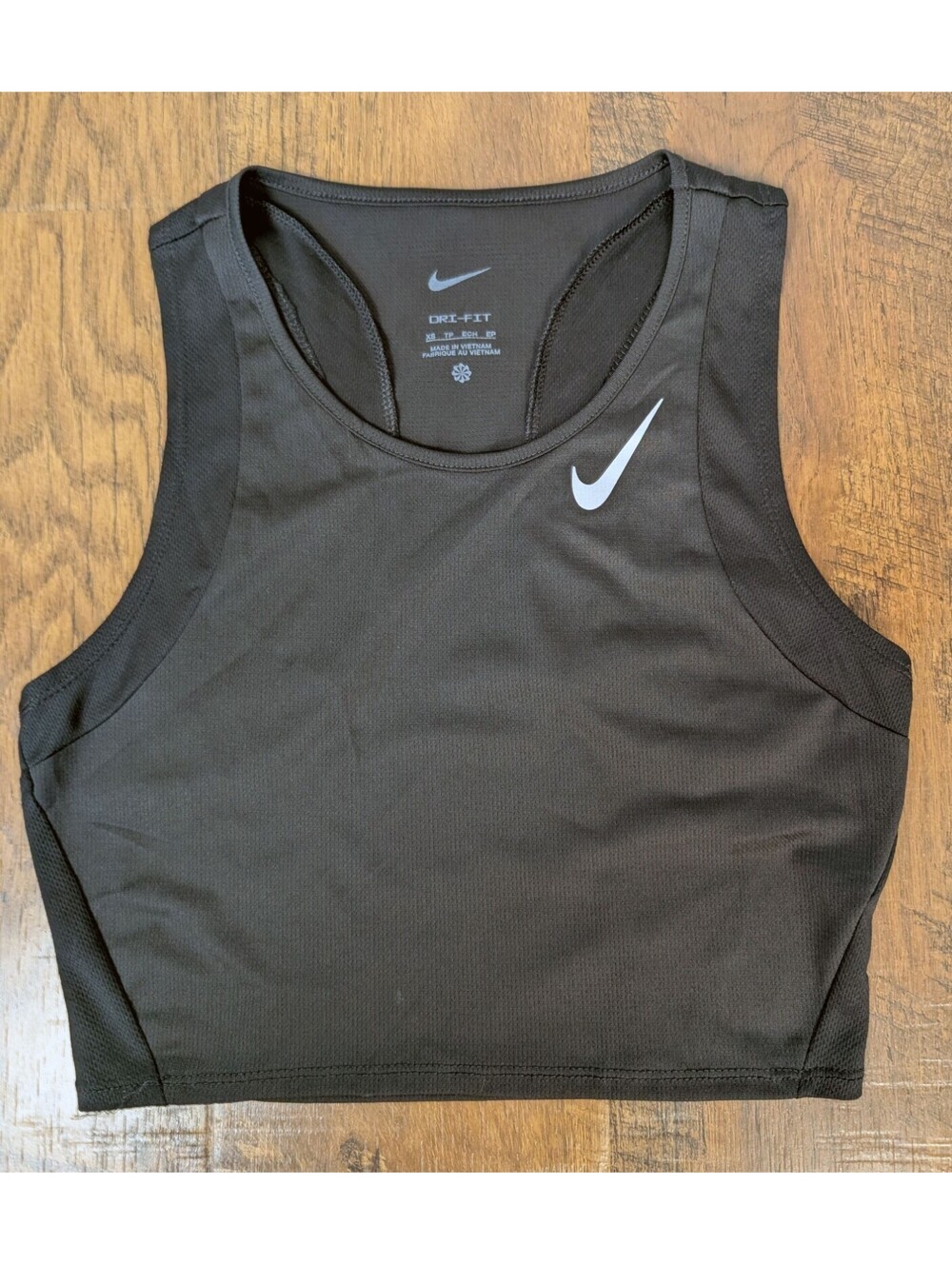 Nike Dri-Fit Racerback Tank Top Women's XS Black Lightweight Active
